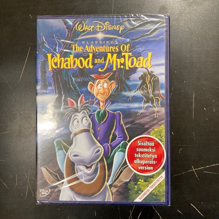 Adventures Of Ichabod And Mr. Toad DVD (avaamaton) -animaatio-